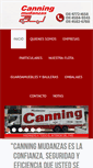 Mobile Screenshot of canningmudanzas.com.ar